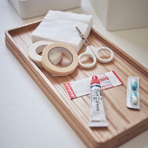 山崎実業 tower 救急箱 タワー 木製 収納ボックス 薬入れ 薬箱 裁縫箱 小物入れ シンプル おしゃれ | tower | 09