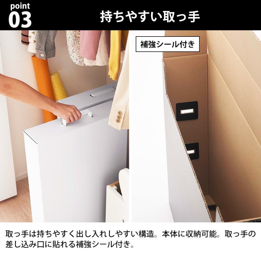 tower 山崎実業 作品収納ボックス タワー 2個組 A2サイズ ケース