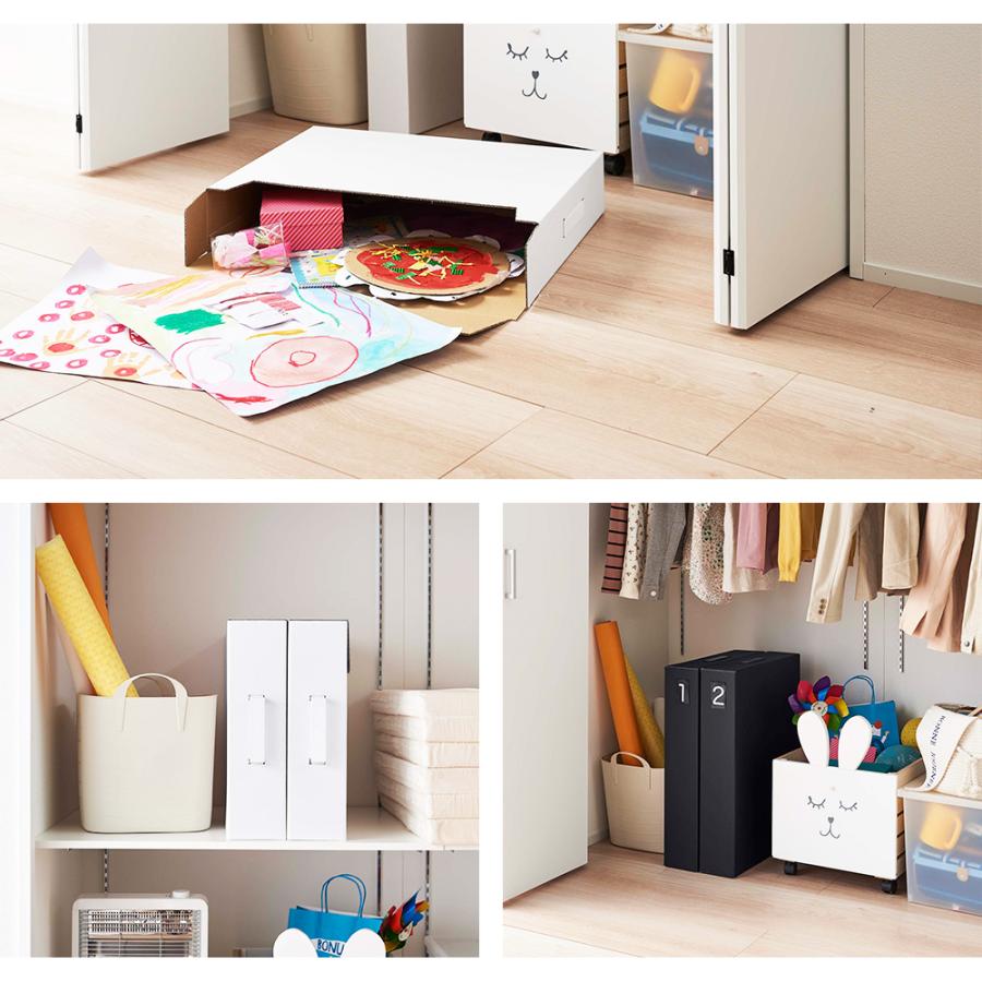 tower 山崎実業 作品収納ボックス タワー 2個組 A2サイズ ケース