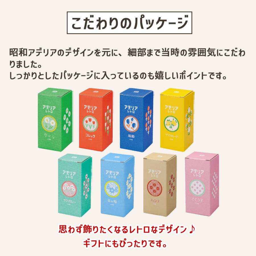 アデリアレトロ 脚付き グラス ガラス コップ 足付き 昭和 レトロ 食器 雑貨 花柄 アデリア | ADERIA | 11