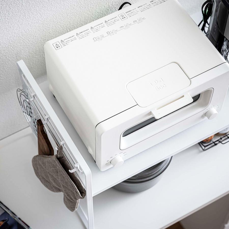山崎実業 tower トースターラック タワー ワイド 2段 トースター ラック スタンド 鍋 キッチン家電 収納 | tower | 07