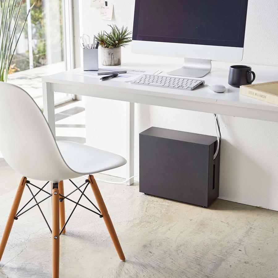 山崎実業 tower キャスター付きケーブル収納ラック 収納 コードケース キャスター付き タワー | tower | 07