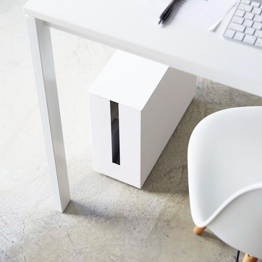 山崎実業 tower キャスター付きケーブル収納ラック 収納 コードケース キャスター付き タワー | tower | 08