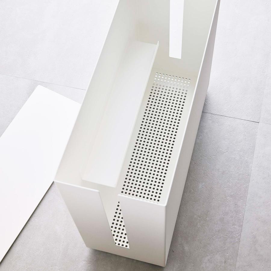 山崎実業 tower キャスター付きケーブル収納ラック 収納 コードケース キャスター付き タワー | tower | 09