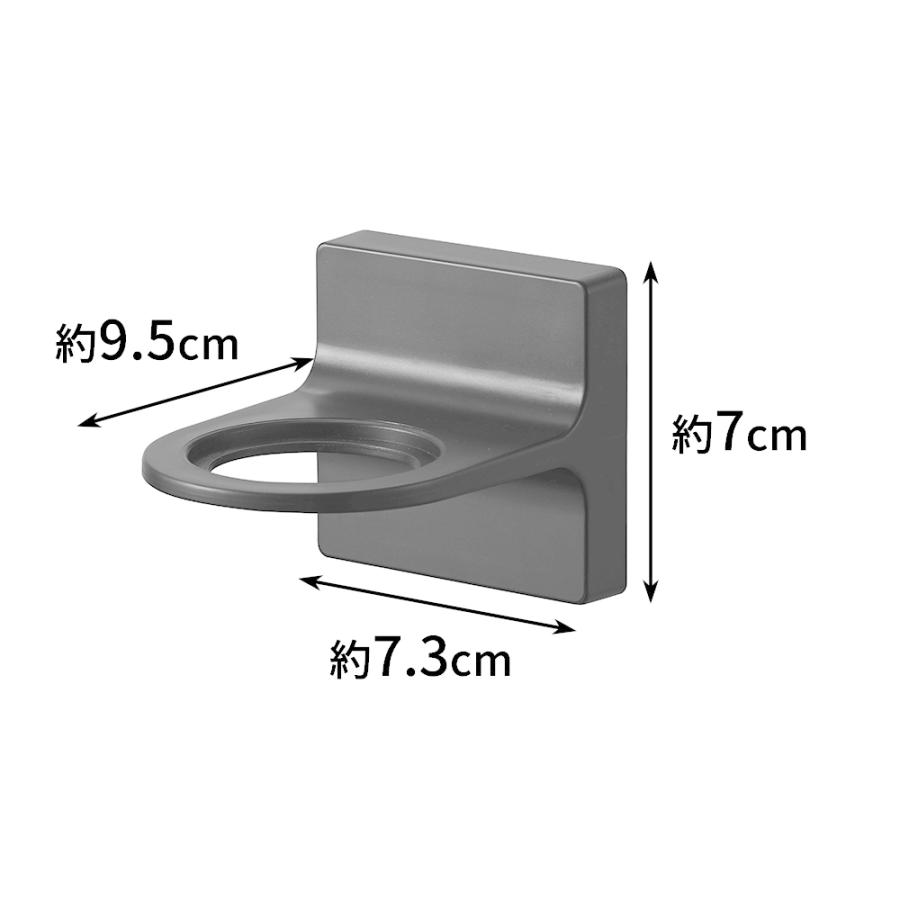 山崎実業 tower フィルムフック ディスペンサー ホルダー 泡 タイプ タワー ボトルホルダー ハンドソープ 洗面台 洗面所 アルコール 壁面収納 浮かせる 空中収納 | tower | 10