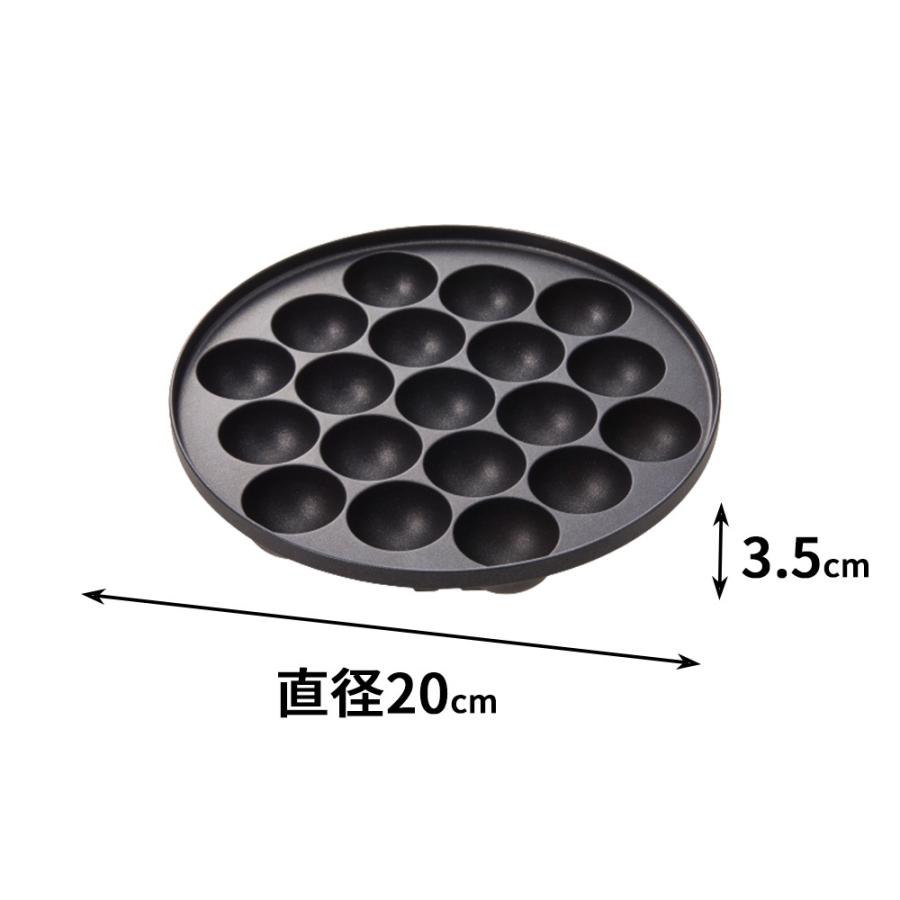 ジュニア たこ焼きプレート イワタニ カセットフー 専用 アクセサリー CB-A-TKJ フッ素加工 タコ焼き タコヤキ パーティー 岩谷産業 | Iwatani | 07
