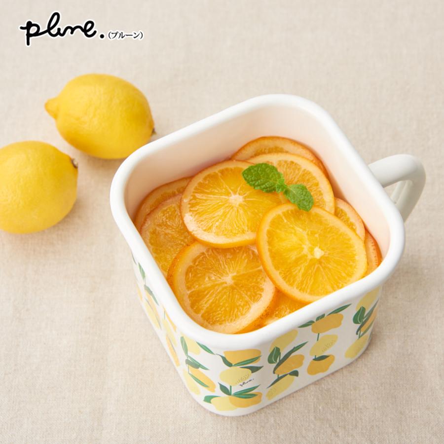 保存容器 味噌ポット ホーロー マルチスクエアポット 調理 角型 琺瑯 調味料入れ プルーン Plune 豊琺瑯 | Plune. | 09