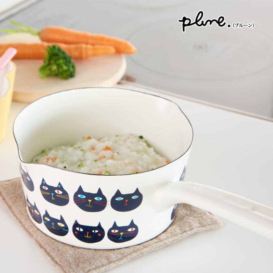 片手鍋 15cm 1.2L ホーロー両口ミルクパン プルーン ホーロー鍋 日本製 Plune 豊琺瑯 | ブランド登録なし | 07