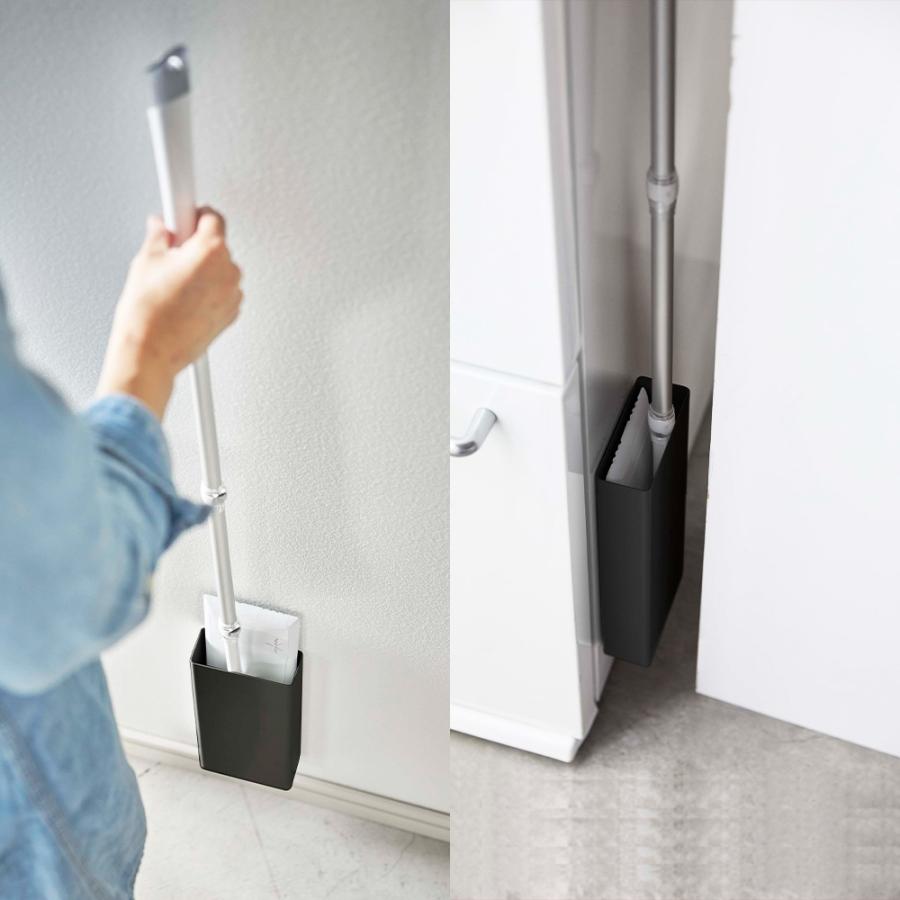 山崎実業 tower マグネット フローリングワイパー スタンド タワー フローリング ワイパー クイックルワイパー 収納 掃除用品 | tower | 07