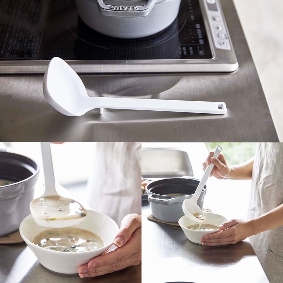 山崎実業 tower シリコーン お玉 タワー 食洗機対応 シリコン おたま レードル お玉杓子 調理器具 耐熱 キッチンツール | tower | 06