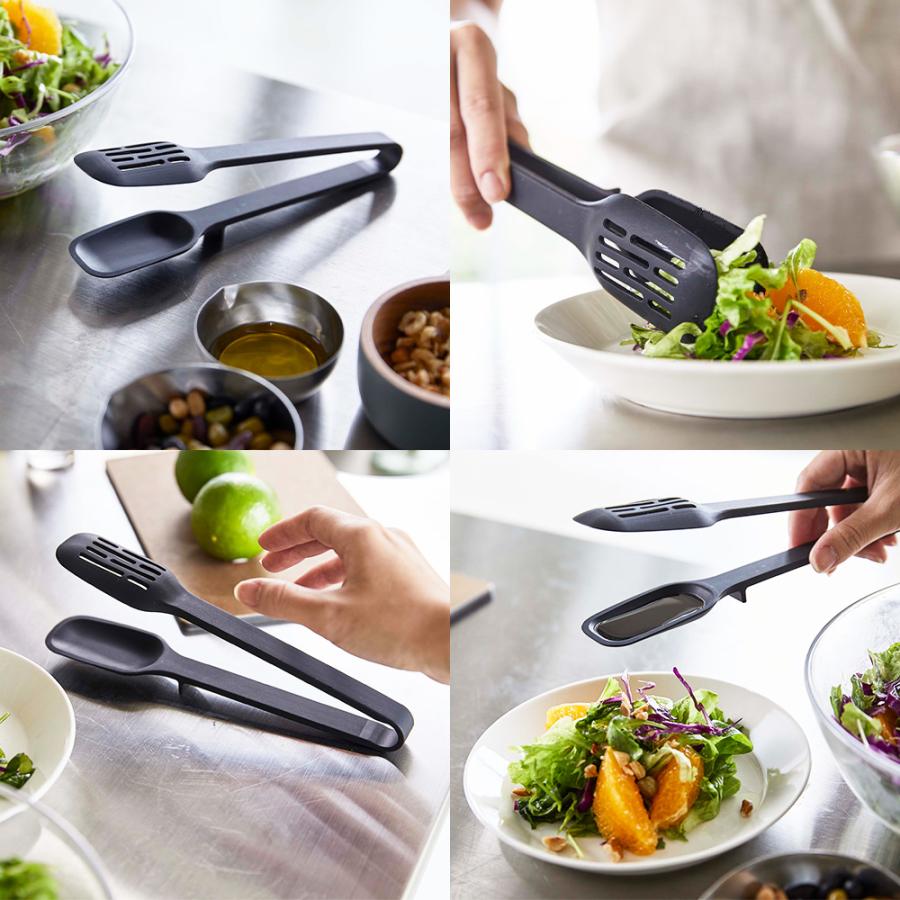 キッチントング 3本セット シリコンチップ付 水色 紫 黄緑 シリコントング Amazon｜幸せな トング シリコントング 多機能トング ステンレス製