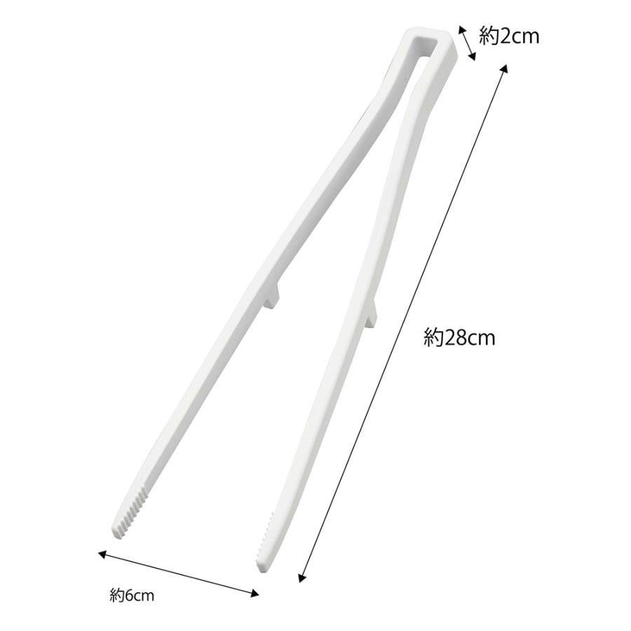 山崎実業 tower シリコーン 菜箸トング タワー 食洗機対応 シリコン ン トング 菜箸 盛り付け サラダ 調理器具 耐熱 キッチンツール | tower | 09