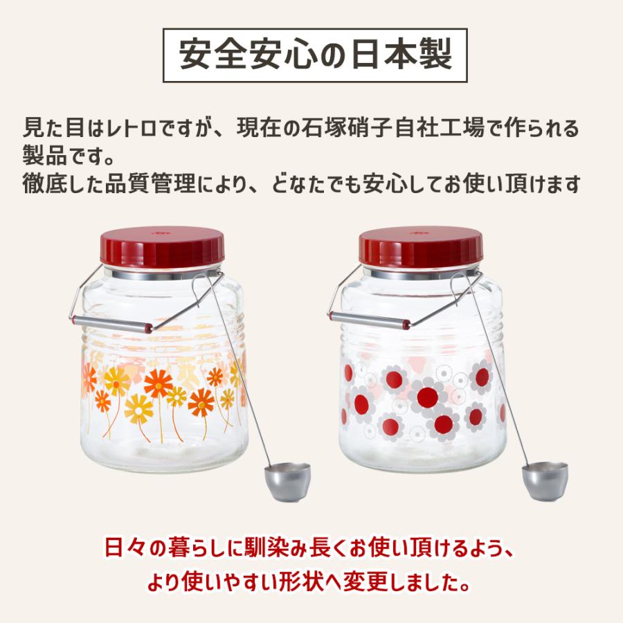 ADERIA アデリアレトロ 貯蔵びん 3L ガラス キャニスター 保存容器