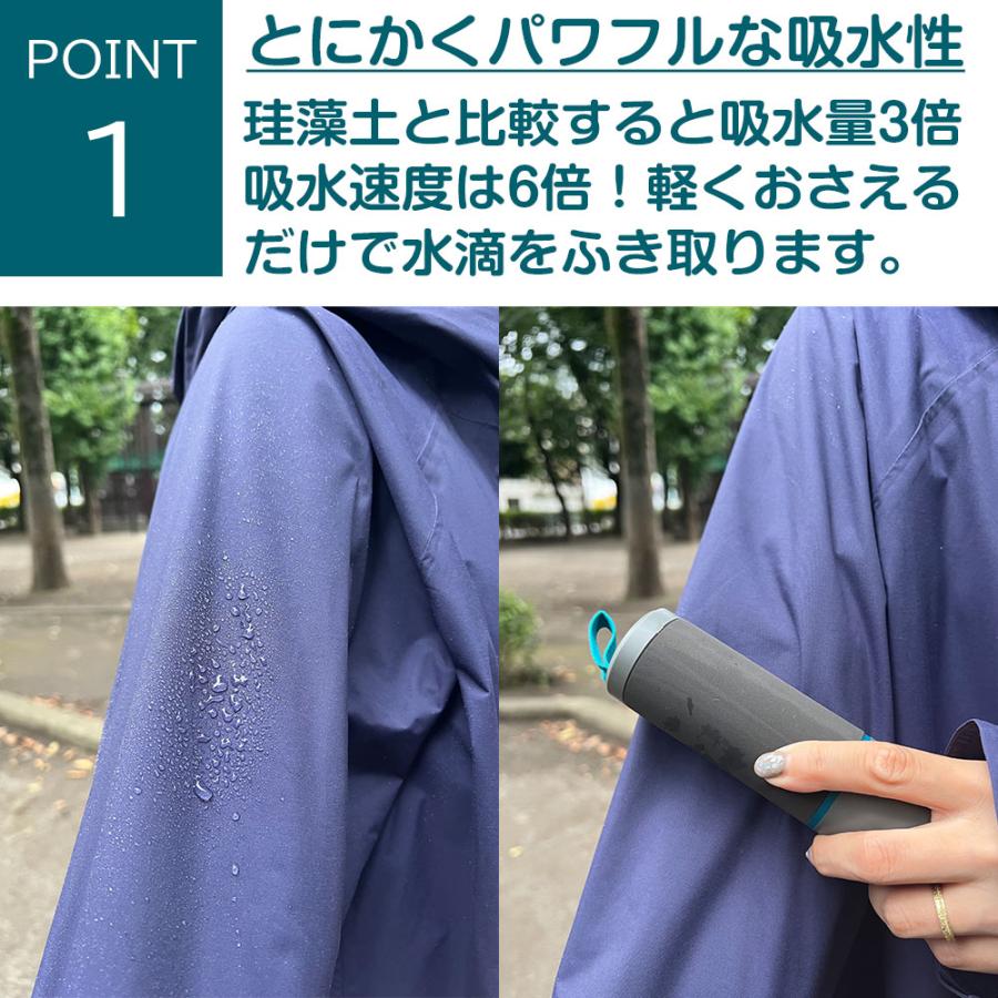 STTA 超速乾 超吸水 スポンジタオル スティックタイプ スッタ 吸水タオル ハンカチ 雨 梅雨 日本製 ヒルナンデス めざましテレビ 紹介 | アイオン | 05