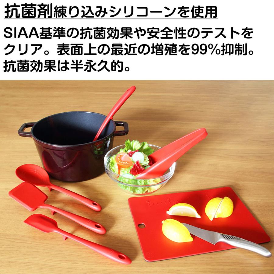 抗菌調理スプーン クッキングスプーン viv ヴィブ 抗菌シリコーンキッチンシリーズ 計量 料理 キッチングッズ 自炊 一人暮らし 衛生的 | ViV | 06