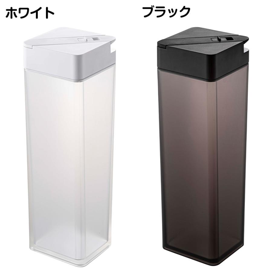 山崎実業 tower 倒して置ける 冷水筒 タワー 水差し ピッチャー 麦茶ポット 食洗機対応 ウォータージャグ スリム ボトル カラフェ 1.2L | tower | 08