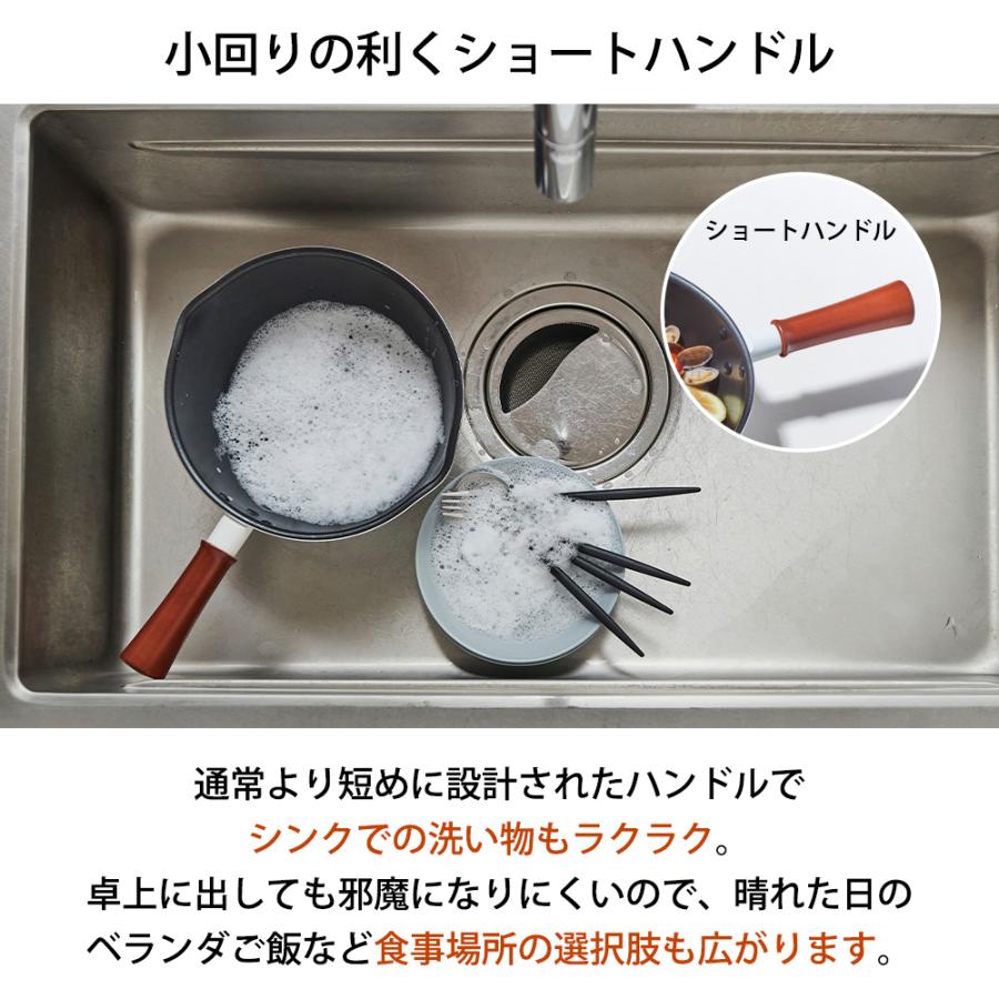 1台7役 ToMay dolce マルチパン 22cm フライパン ザル 蓋 付き ガス IH対応 ガラス蓋 ふっ素 深型フライパン 鍋 揚げ鍋 ステンレス製 ざる | 和平フレイズ | 07