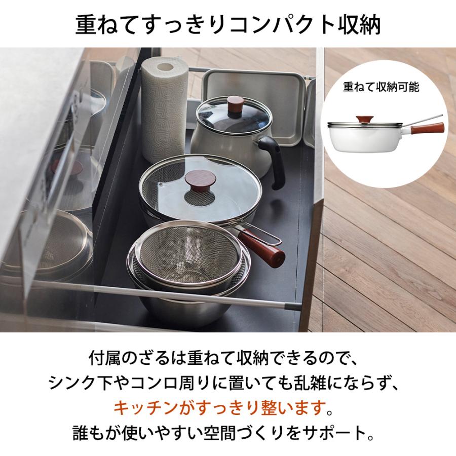 和平フレイズ マルチパン 24cm ToMay dolce フライパン ザル 蓋 付き