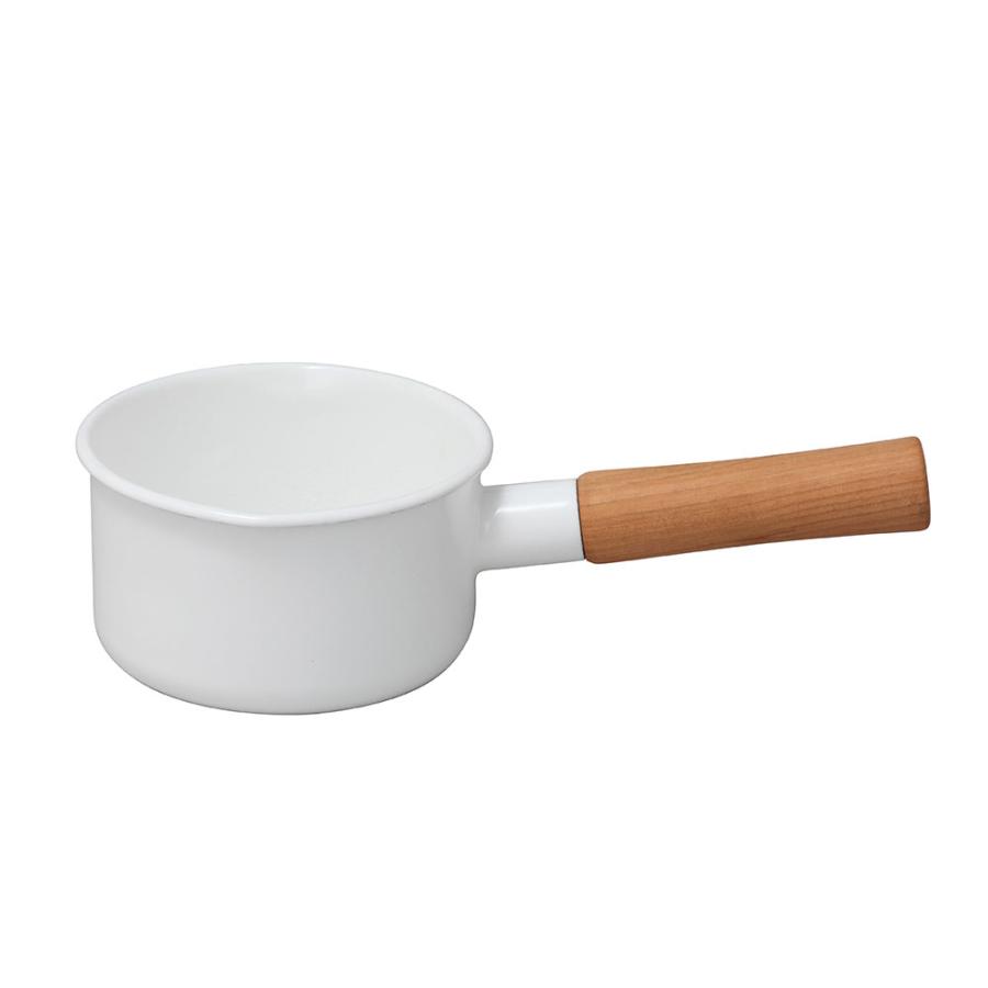 野田琺瑯 ミルクパン 12cm 鍋 クルール 片手鍋 小鍋 nodahoro ホーロー鍋 琺瑯 琺瑯鍋 日本製 | 野田琺瑯 | 04