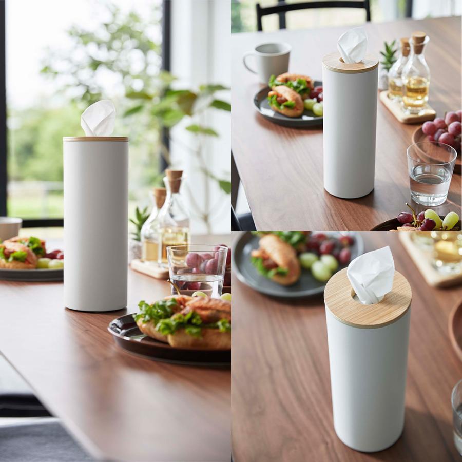 山崎実業 RIN ボトル型ティッシュケース リン L ティッシュ ケース スタンド 縦 スリム リビング 洗面所 | RIN（山崎実業） | 07