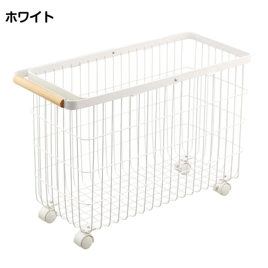 山崎実業 tosca ランドリーバスケット トスカ キャスター付き ワイド&ロー 洗濯かご 洗濯カゴ ランドリー バスケット ランドリーボックス 返品不可 | tosca（山崎実業） | 07