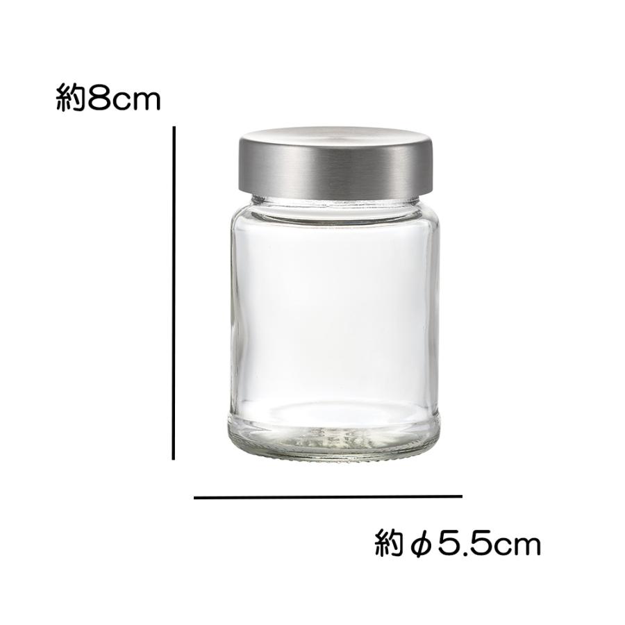 トフィー  電動ミル専用ふた付きボトル  2個入り  保存 容器 ガラスボトル 大容量 胡椒 塩 ペッパーミル スパイス  100ml toffy ラドンナ LADONNA | Toffy | 07