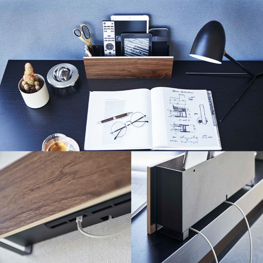 山崎実業 RIN 石こうボード壁対応 タブレット ＆ リモコンホルダー リン スマホ スマートフォン 収納 浮かせる スタンド ラック 石こうボードピン 木ネジ | RIN（山崎実業） | 06