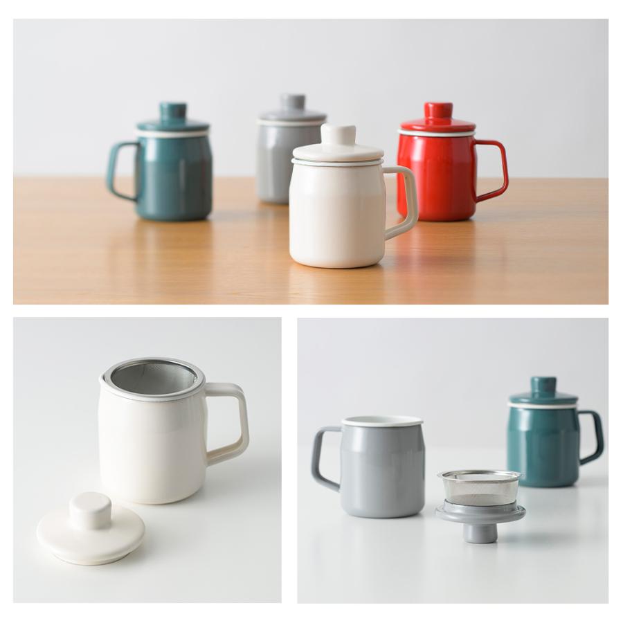 オイルポット 0.35L 小さめ 揚げ焼き 少ない油 少量 350ml 揚げ物油 てんぷら油 再利用 小さい コンパクト 油こし 油処理 ミニ 富士ホーロー Filto | 富士ホーロー | 09