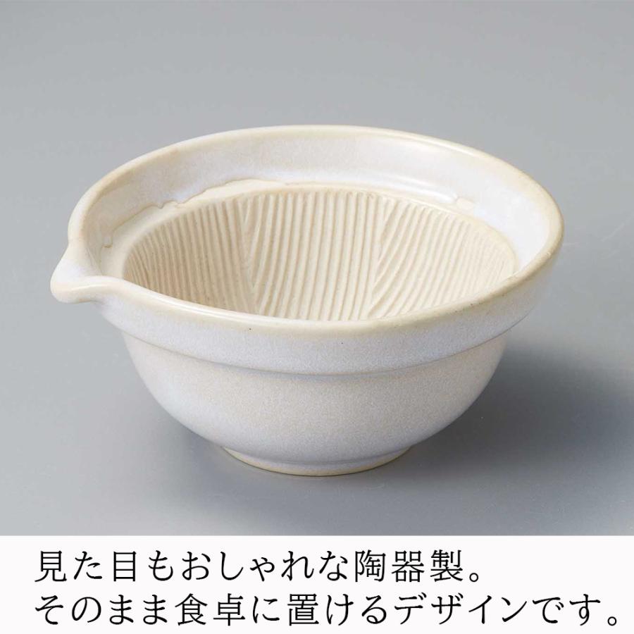 すり鉢  すりばち 深型 小サイズ 日本製 離乳食 陶器 すりごま 胡麻 おしゃれ 飴 青磁 白｜select-coco10｜03