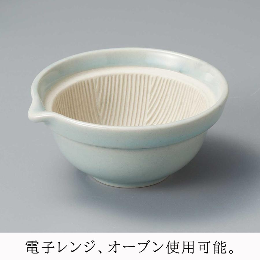すり鉢  すりばち 深型 小サイズ 日本製 離乳食 陶器 すりごま 胡麻 おしゃれ 飴 青磁 白｜select-coco10｜04