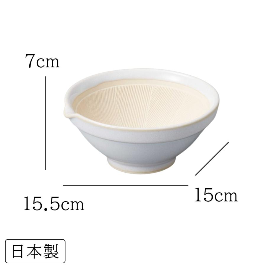 すり鉢  すりばち 深型 大サイズ 日本製 離乳食 陶器 すりごま 胡麻 おしゃれ 飴 青磁 白 | ブランド登録なし | 05