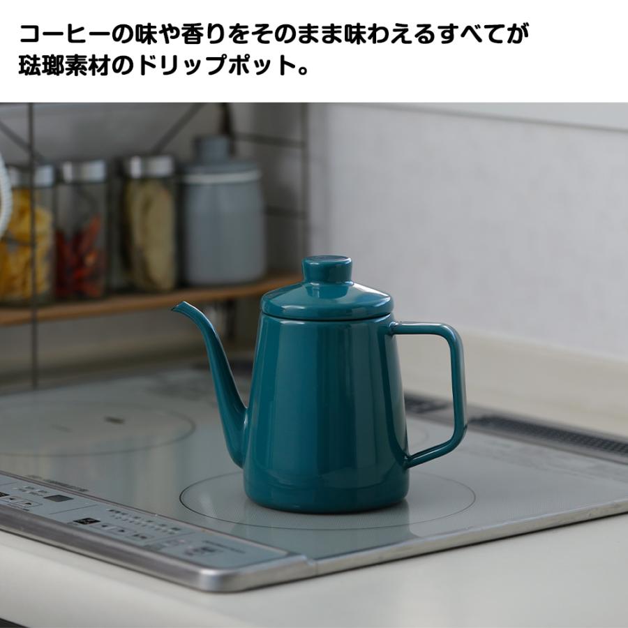 Solid Series ドリップポット 1.0L ソリッド ガス火 直火 IH対応 1L