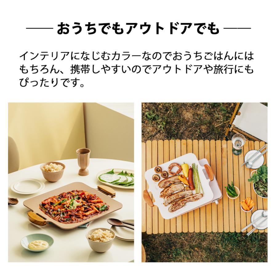 ソリッド グリルパン ガス火 IH ih ホットプレート プレート 焼肉 グリドルパン アウトドア BBQ キャンプ パーティー Dr.HOWS ドクターハウス |  | 06