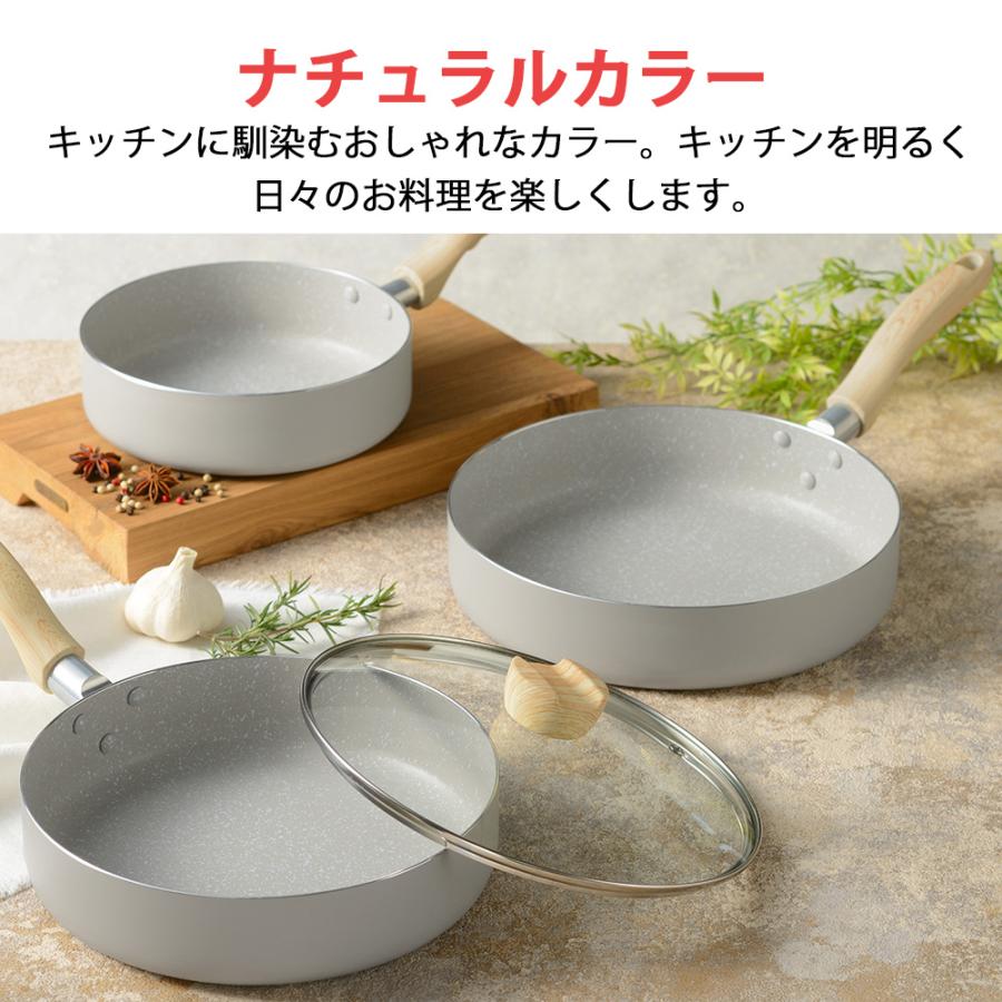 和平フレイズ フライパン 深型 24cm ワイドパン マルチパン ガス IH