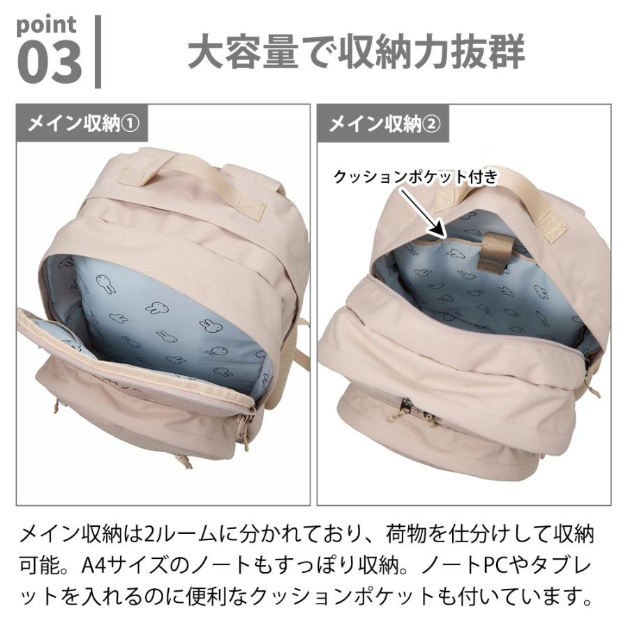 Miffy（ミッフィー） リュックサック バックパック 大容量 30L