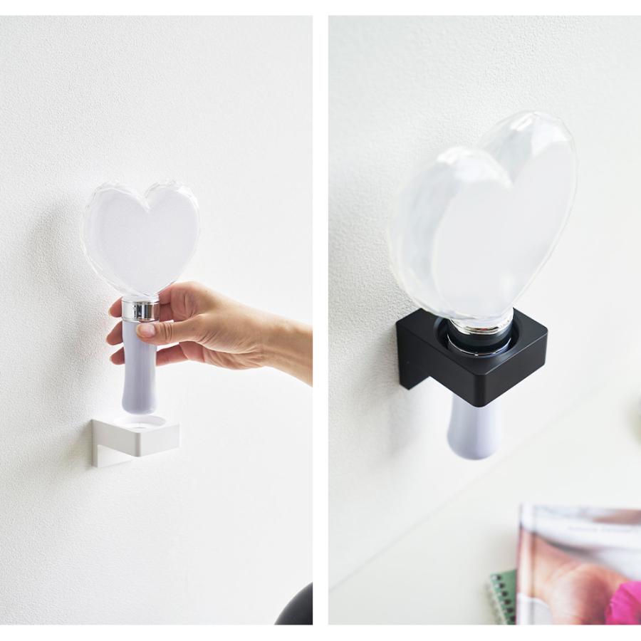 山崎実業 tower ウォール推し活ペンライトホルダー タワー 石こうボード壁対応 浮かせる オタ活 壁付け 飾れる ペンライト コンサートライト キンブレ | tower | 07