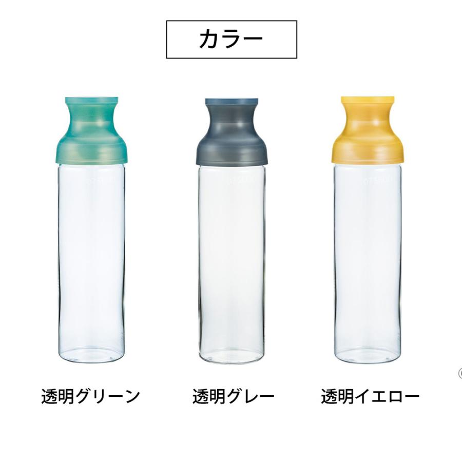 HARIO フィルターインカラフェ 1L 1000ml 水出し 水差し ボトル 冷水筒 麦茶ポット 茶こし 食洗機 食洗器対応 熱湯 耐熱ガラス 日本製 | HARIO | 11