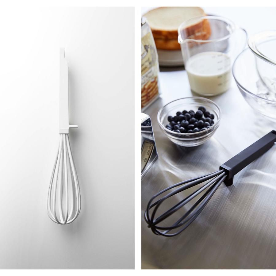 山崎実業 tower シリコーンハンドル 泡立て器 タワー ウィスク 泡だて器 ホイッパー シリコン 先端が浮く 直置きにならない 食洗機対応 | tower | 06