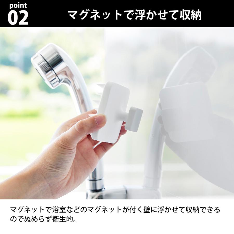 山崎実業 tower マグネット頭皮マッサージブラシ タワー ハンドル付き ソフトタイプ シャンプーブラシ シリコン スカルプ 頭皮ブラシ やわらかめ | tower | 04