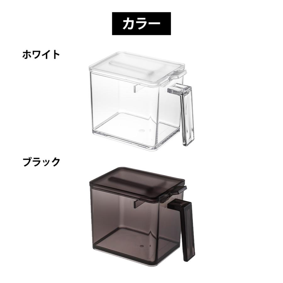 山崎実業 tower 調味料ストッカー タワー L 小さじスプーン付き 小匙 調味料入れ ケース キッチン キャニスター スパイスボトル | tower | 08