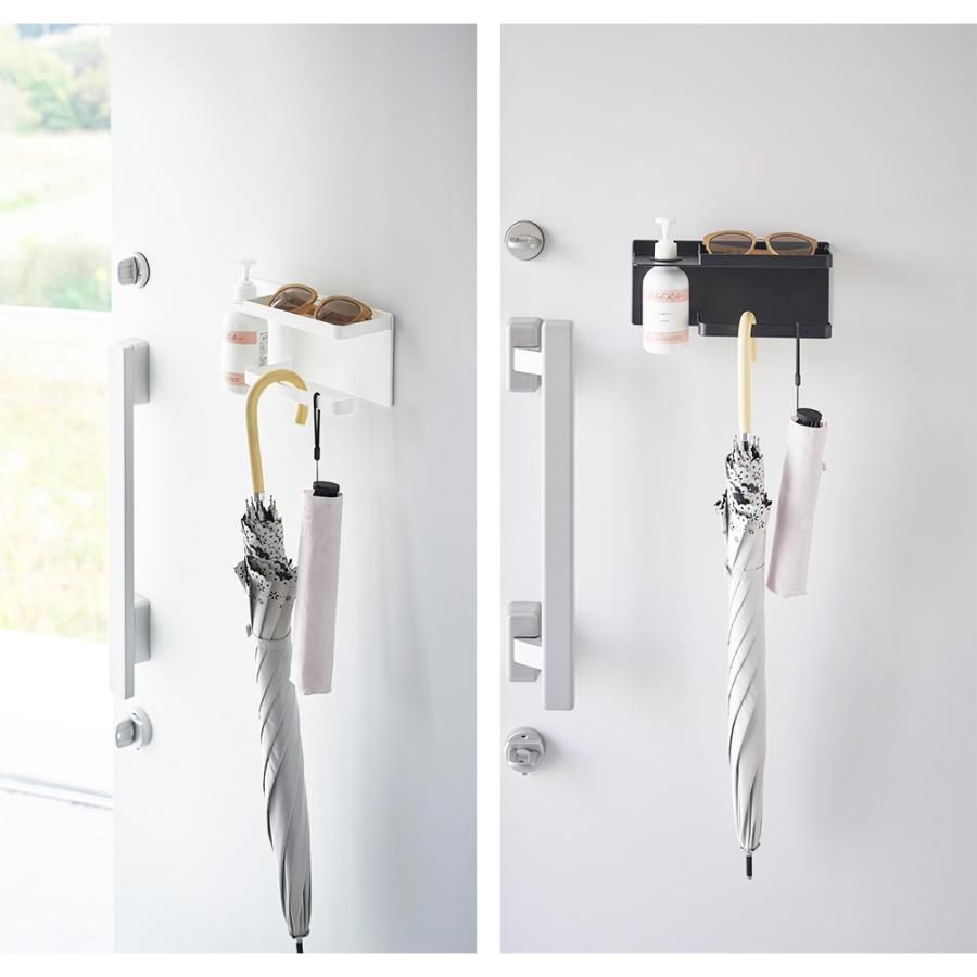 山崎実業 tower マグネットUV対策用品収納ホルダー タワー 玄関収納 磁石 ドア 日傘 折り畳み傘 印鑑置き ハンコ 日焼け止め 紫外線予防 | tower | 06