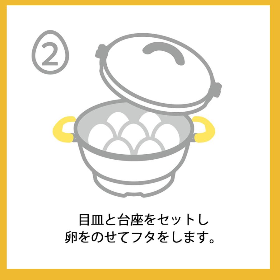 ゆでたまご レンジでゆでたまご レンジ調理 キッチンアシスト７個用  電子レンジ ゆで卵 レンチン ゆでたまご 半熟卵 玉子 卵 玉子 固ゆで | 和平フレイズ | 03