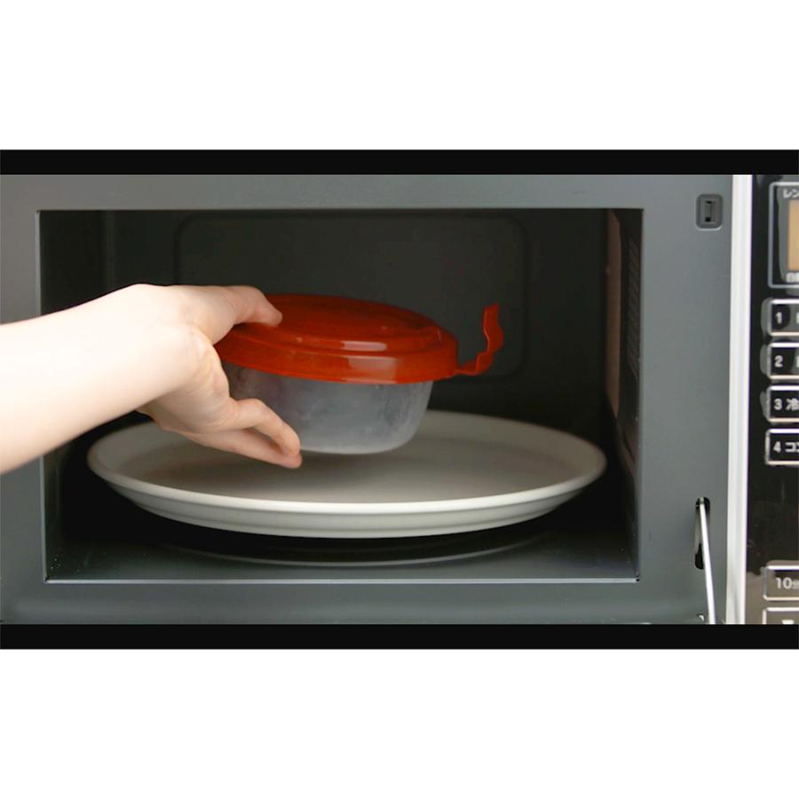 エビス プライムパックスタッフ 絶品ごはん保存 1個入り PPS-6200 2重構造 保存容器 プラスチック 電子レンジ | Pack Staff（EBiSU） | 04