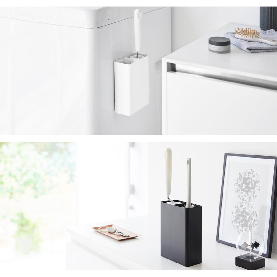 山崎実業 tower マグネット粘着クリーナースタンド収納&ダストボックス タワー 粘着ローラー 収納ケース 磁石 掃除用具収納 コロコロ 浮かせる | tower | 07