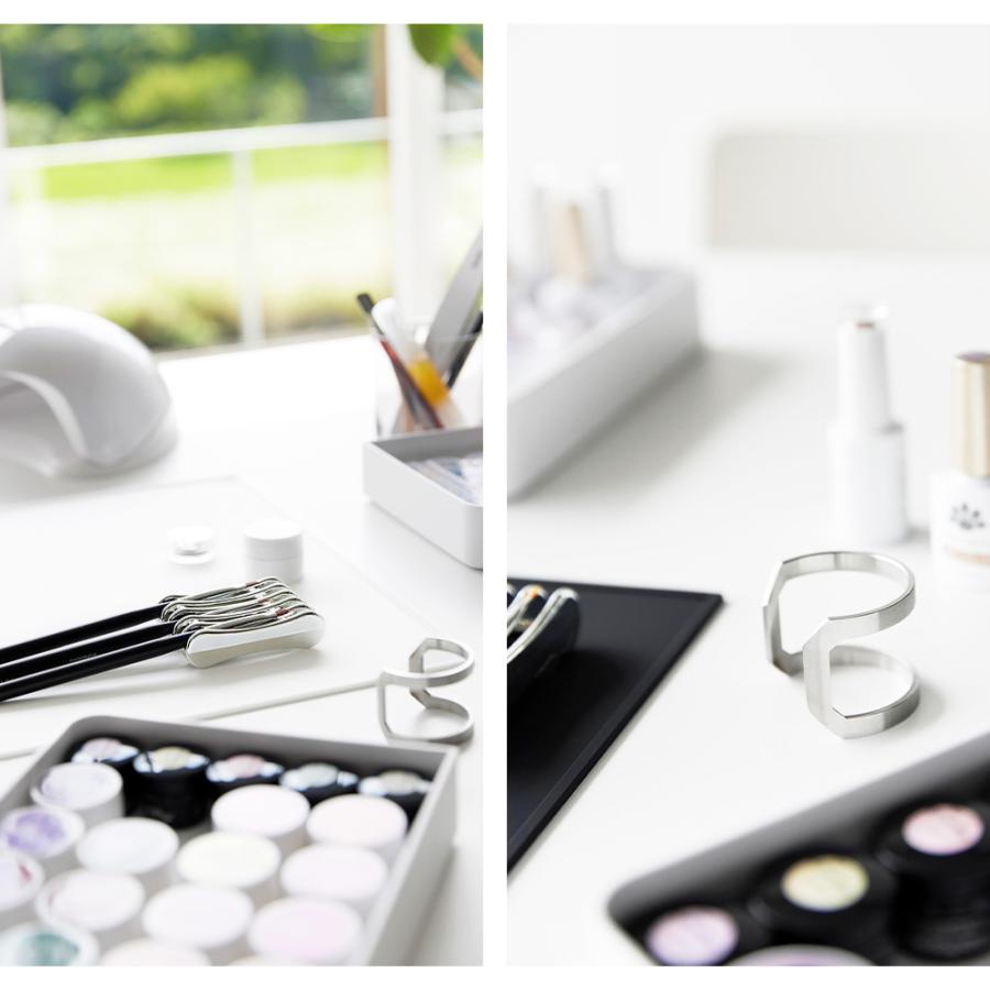 山崎実業 tower くるくるネイルマット タワー ジェルネイル シリコン 水洗い セルフネイル ミキシング シリコンマット ネイルアート ネイルシート | tower | 06