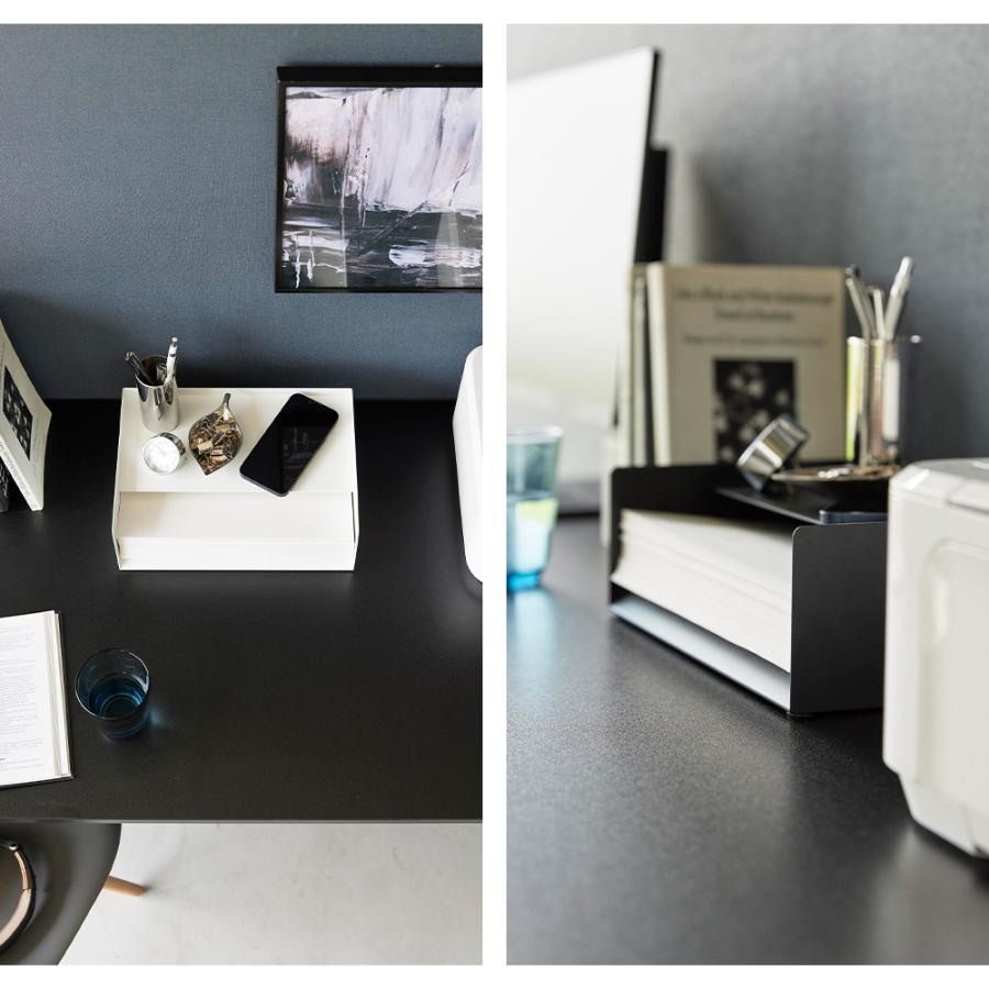 山崎実業 tower 天板付きレタートレー タワー トレイ レターケース A4 コピー用紙 プリント 書類ケース 収納 卓上 ファイルケース | tower | 06