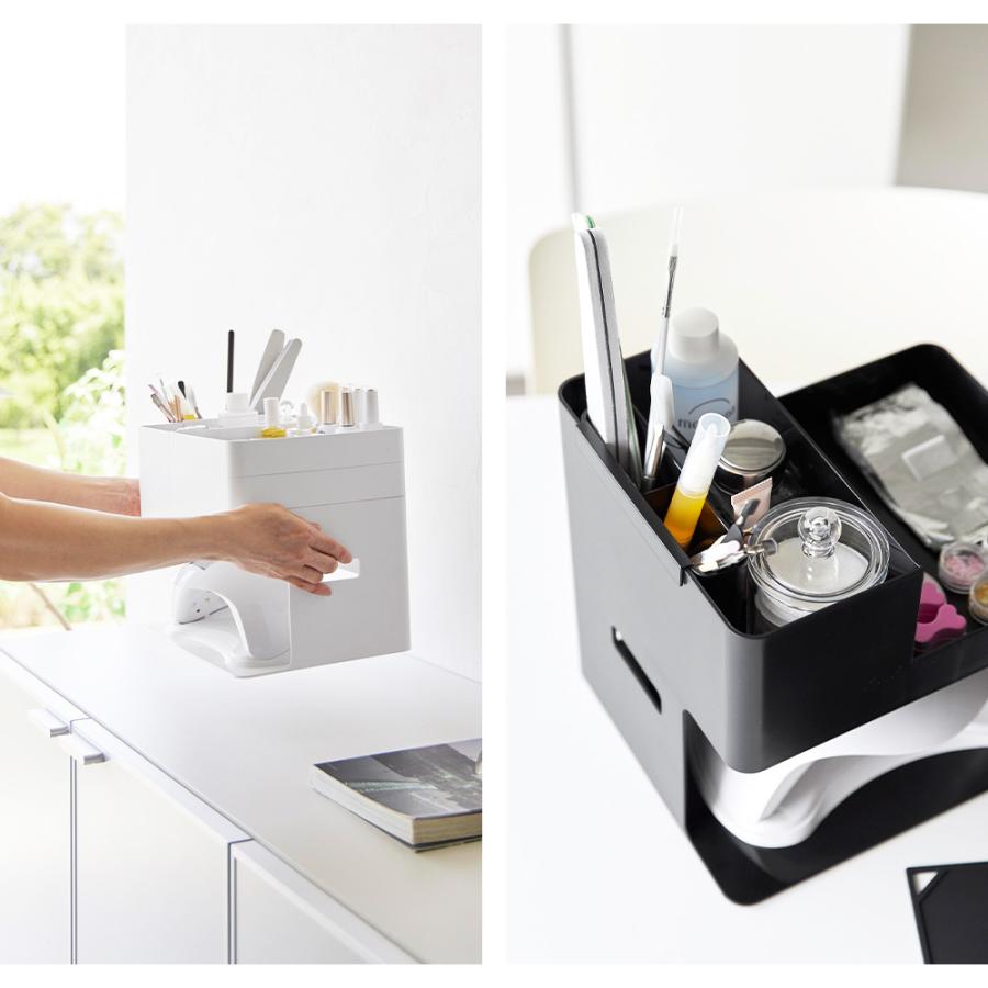 山崎実業 tower ネイルライト&ジェルネイル用品収納ケース タワー ネイル用品 ネイルケアグッズ セルフネイル ポリッシュ マニキュア ネイルライト | tower | 06