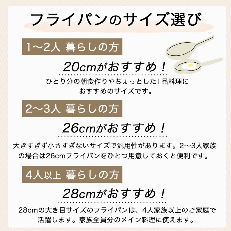 フライパン 28cm ディープパン ガス IH ガス火 セラミック ホワイトフライパン  PFAS PFOA 不使用 軽くて使いやすいホワイトセラミックフライパン おしゃれ |  | 10