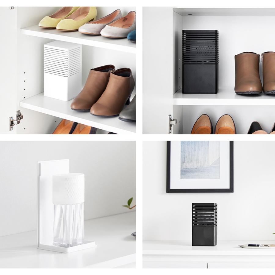 山崎実業 tower 石こうボード壁対応消臭剤ケース タワー L 脱臭 におい取り 湿度取り キッチン 玄関 シューズケース 靴箱 トイレ | tower | 06