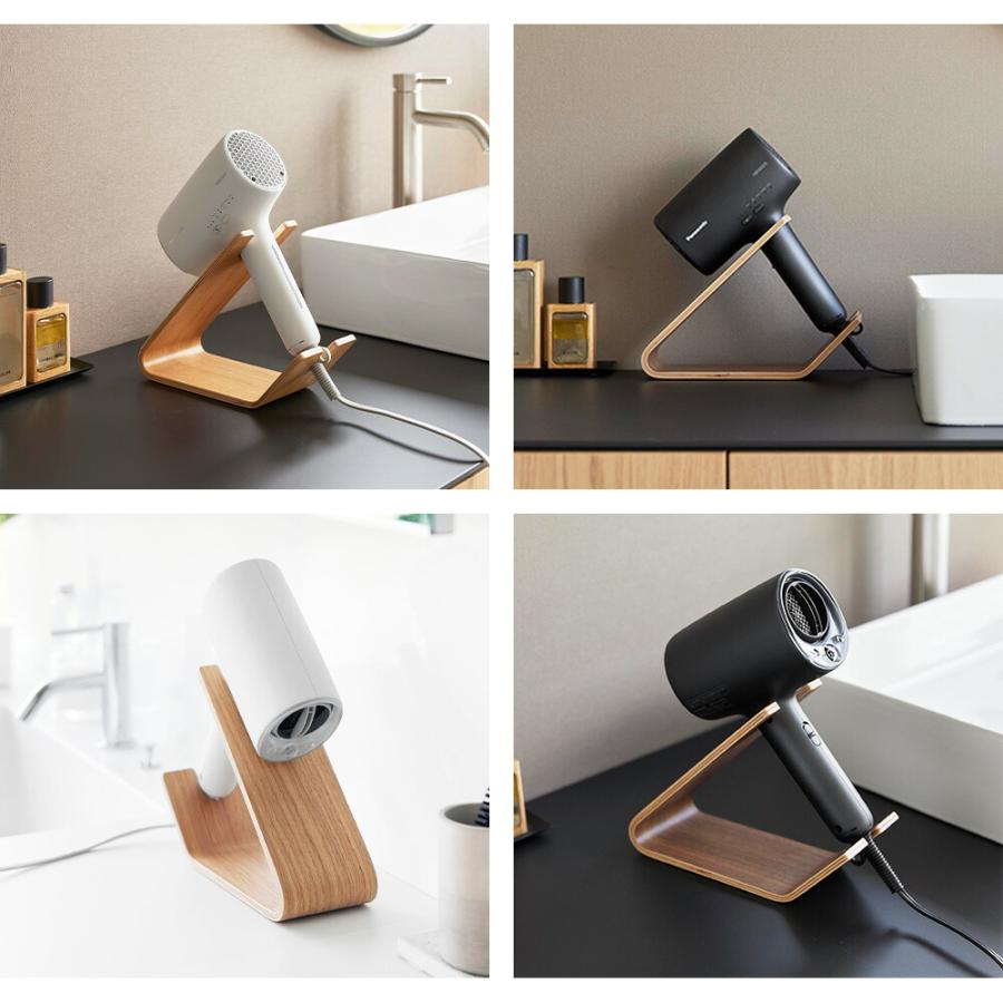 山崎実業 RIN ドライヤー&ヘアーアイロンスタンド リン ドライヤースタンド ドライヤーホルダー ドライヤー収納 ドライヤーラック コテ 洗面所 コード | RIN（山崎実業） | 07